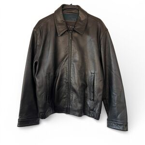 Marc New York Men's Black Leather Jacket